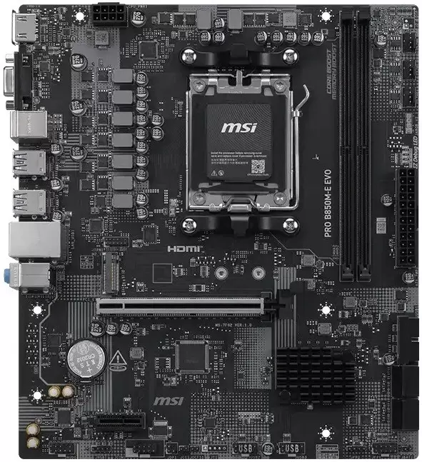 MSI Pro B850M-E Evo