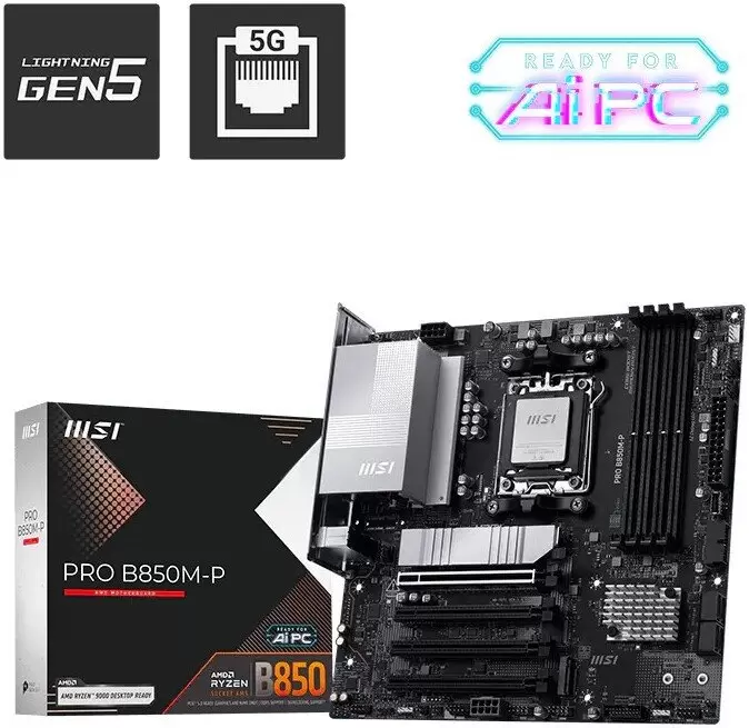 Материнская плата MSI Pro B850M-P фото