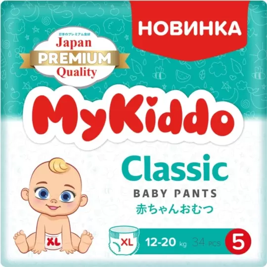 MyKiddo Classic XL 12-20 кг (34 шт)