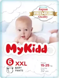 Подгузники-трусики MyKiddo Premium XXL 15-25 кг (32 шт) фото