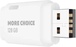USB-флэш накопитель More Choice MF128 White 128Gb 4610196405105 фото