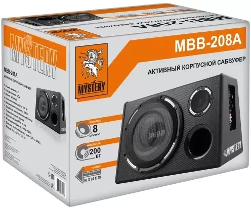 Сабвуфер Mystery MBB-208A фото 2