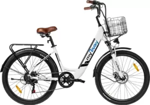 Электровелосипед MyWay Road 2.0 250 26 (15, белый матовый) фото