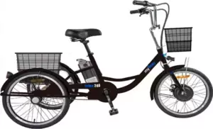 Электровелосипед MyWay Trike 350 Max 24 (15, черный) фото
