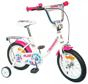 Детский велосипед Nameless Play 20 (белый/фиолетовый, 2020) фото