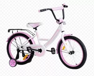 Детский велосипед Nameless Vector 16 (белый/розовый) фото