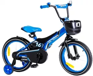 Детский велосипед Nameless Cross 14 (сине-черный) фото