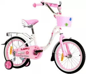Детский велосипед Nameless Lady 16 (белый/розовый) icon
