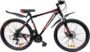 Велосипед Nasaland AMD 27 2020 (черный/красный) фото