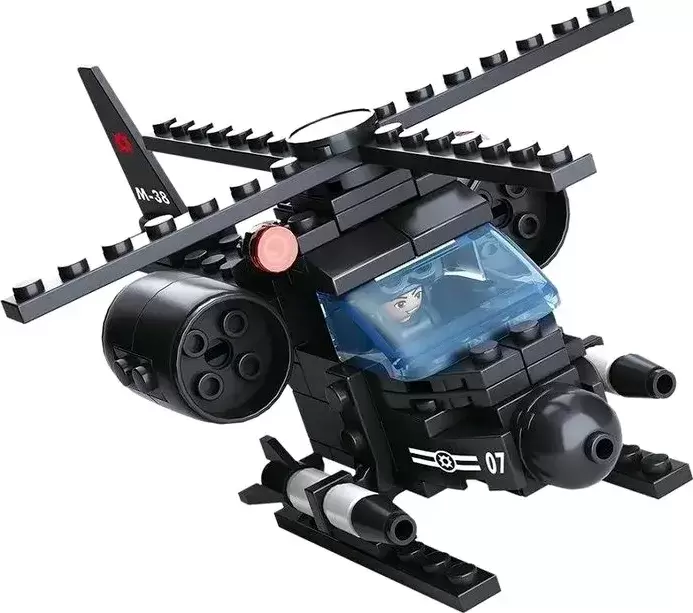 Конструктор Наша игрушка Армия Военный вертолет / M38-B0587G фото