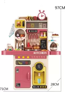 Детская кухня Top Goods G795A (розовый) фото