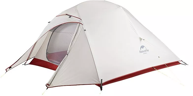 Треккинговая палатка Naturehike Cloud Up Si 3х-местная, снежная юбка Grey-Red NH18T030-T-DLGSKR фото