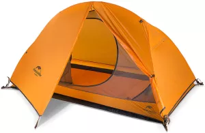 Палатка Naturehike Cycling Ultralight 1 NH18A095-D (20D, оранжевый) фото