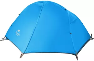 Треккинговая палатка Naturehike Cycling Ultralight 1 NH18A095-D (210T, синий) фото