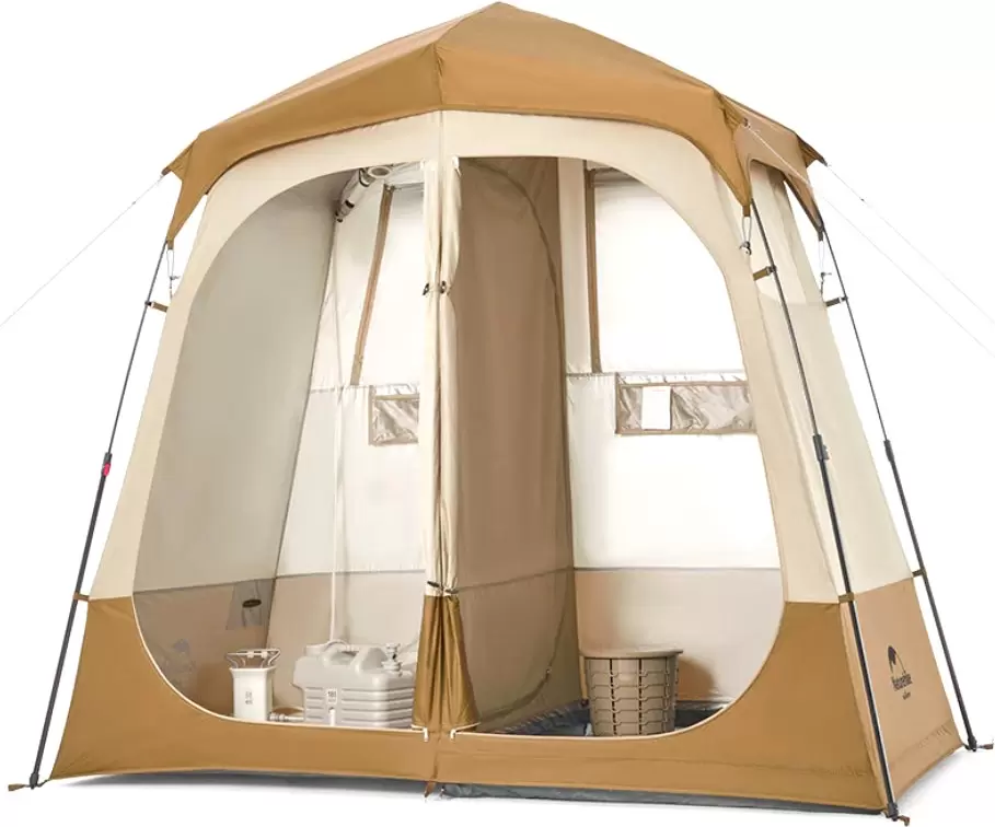 Палатка для душа и туалета Naturehike NH22ZP006-BR (коричневый) фото