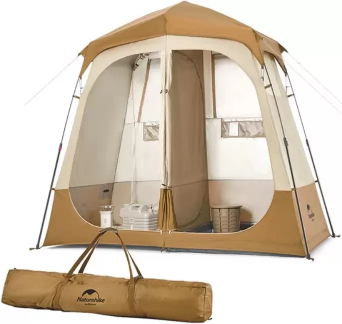 Палатка для душа и туалета Naturehike NH22ZP006-BR (коричневый) фото