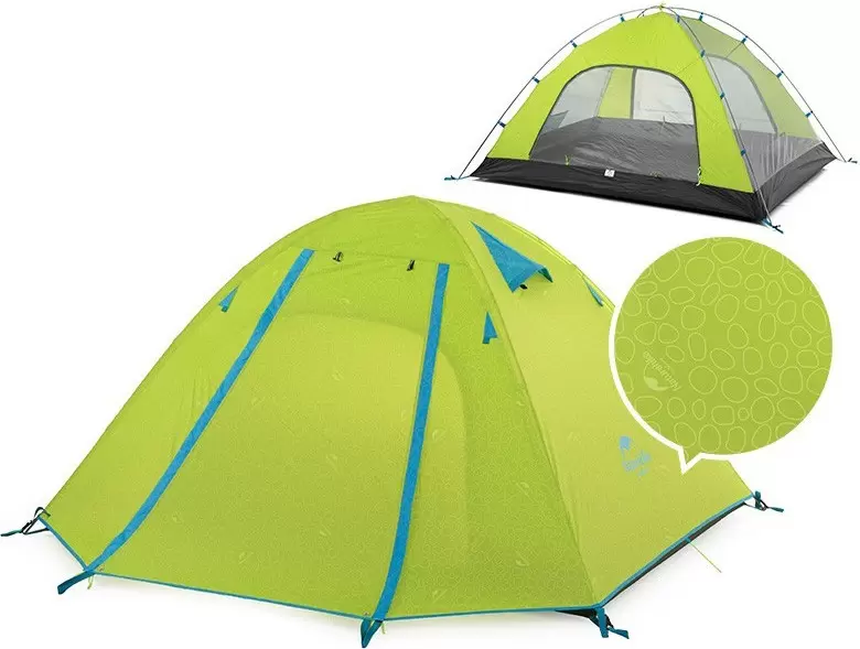 Палатка Naturehike P-Series NH18Z033-P 210T/65D / 6975641887492 (светло-зеленый) фото