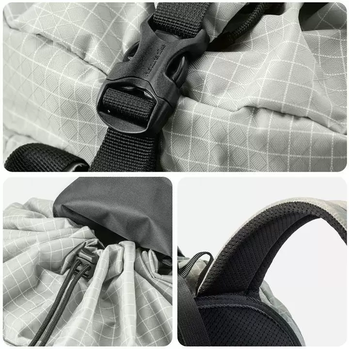 Рюкзак туристический Naturehike ZT14 XPAC Ultra-Light 6927595772775 (серый/белый) фото