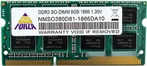Модуль памяти Neo Forza 4GB DDR3 SODIMM PC3-12800 NMSO340D81-1600DA10 фото