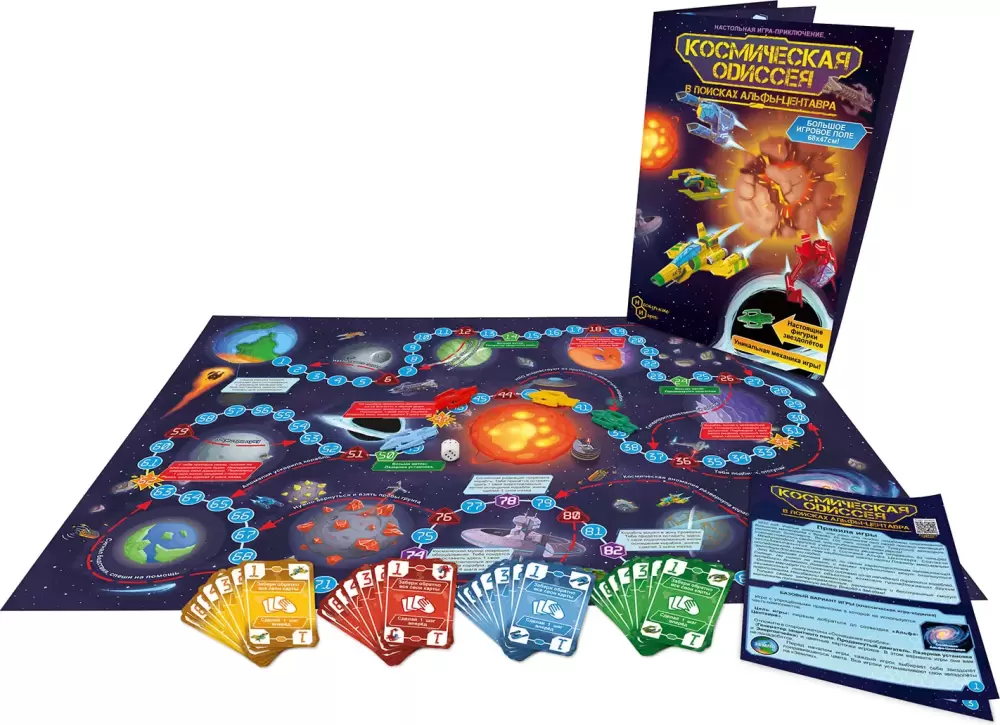 Настольная игра Нескучные игры Космическая Одиссея 8623 фото