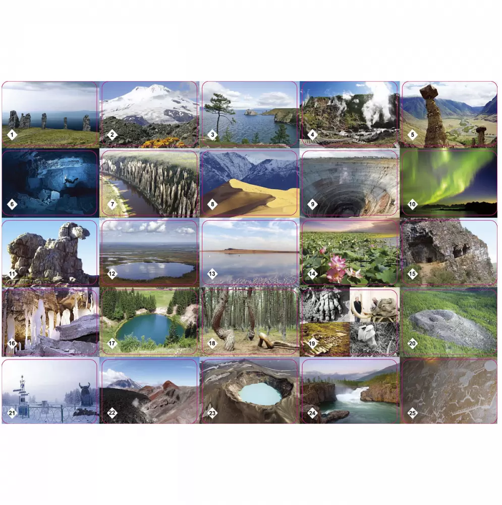 Настольная игра Нескучные игры Мемо - Природные чудеса России фото