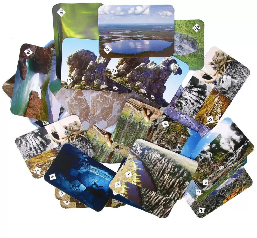 Настольная игра Нескучные игры Мемо - Природные чудеса России фото