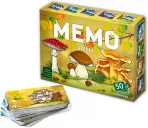 Настольная игра Нескучные игры Мемо. Грибы 8615 фото