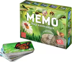 Настольная игра Нескучные игры Мемо. Мир насекомых и не только 8577 фото