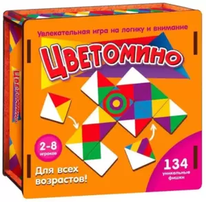 Настольная игра Нескучные игры Цветомино 8575 фото