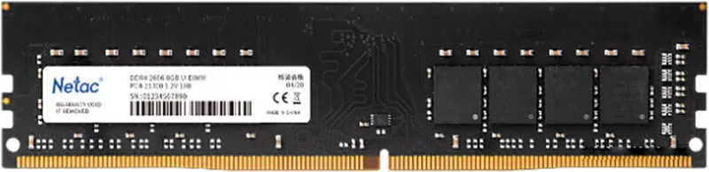 Модуль памяти Netac Basic 8GB DDR4 PC4-21300 NTBSD4P26SP-08 фото