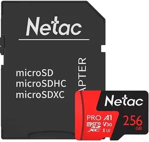 Карта памяти Netac P500 Extreme Pro microSDXC 256GB (NT02P500PRO-256G-R) фото