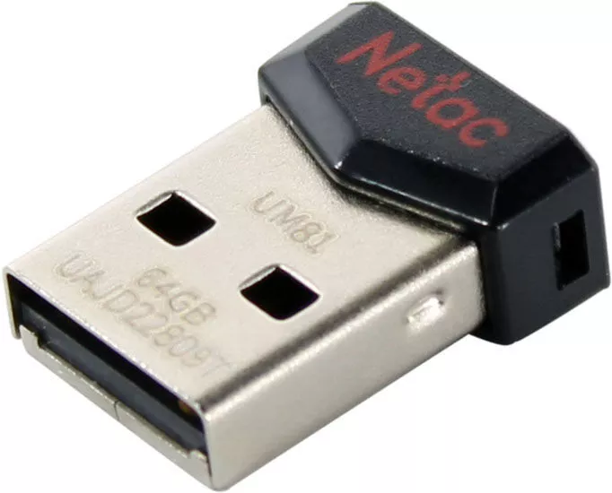 USB Flash Netac UM81 USB 2.0 64GB NT03UM81N-064G-20BK фото