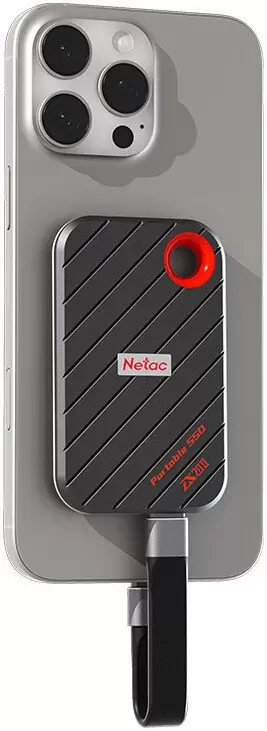 Внешний накопитель Netac ZX20II 512GB NT01ZX20II-512-32BK фото