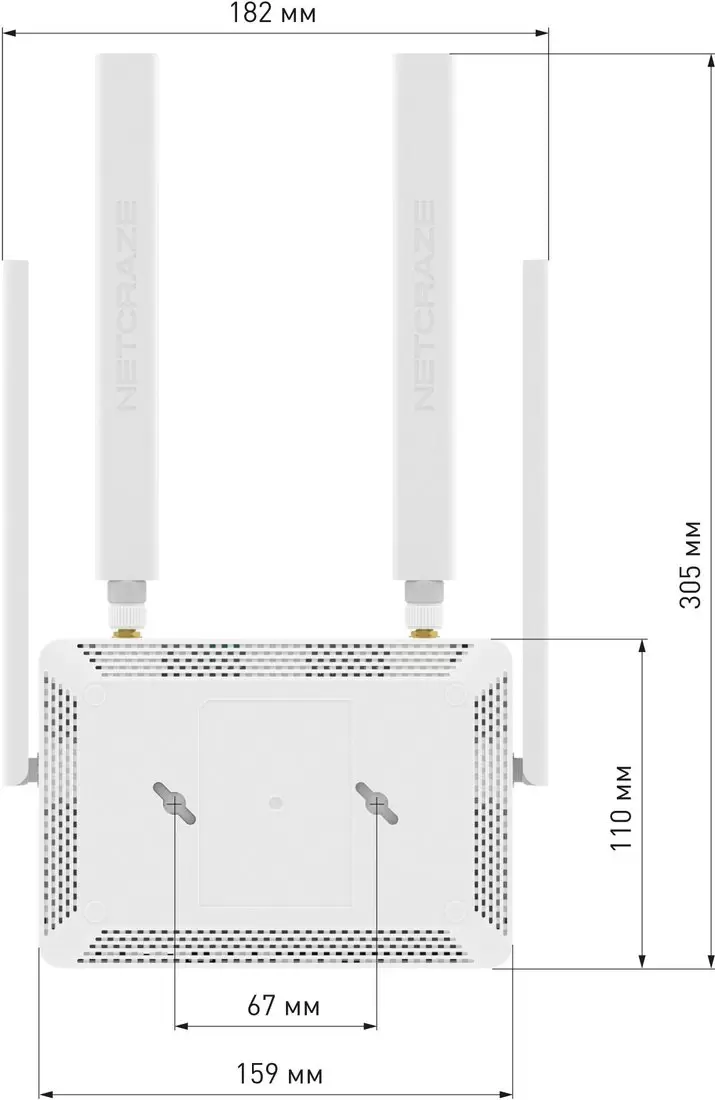 4G Wi-Fi роутер Netcraze Explorer 4G NC-4910 фото