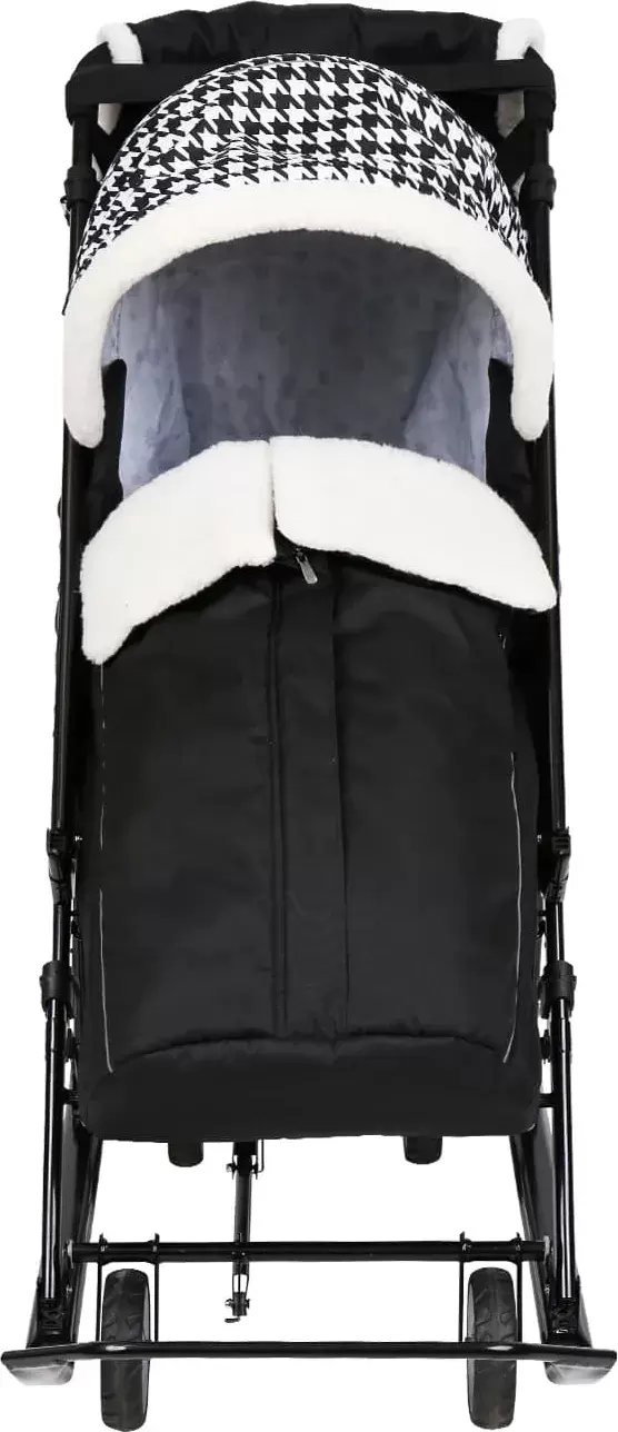 Санки-коляска Ника Детям 7-5Н / НД7-5Н/ГЛ (гусиная лапка) фото