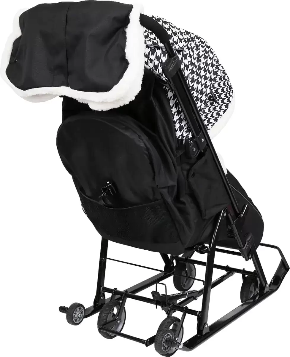 Санки-коляска Ника Детям 7-5Н / НД7-5Н/ГЛ (гусиная лапка) фото