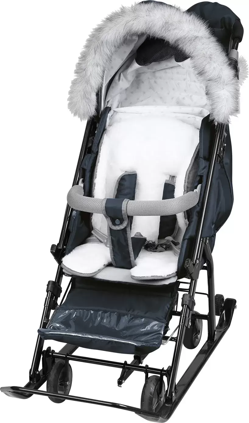 Санки-коляска Ника Детям 7-5SК (графитовый) фото