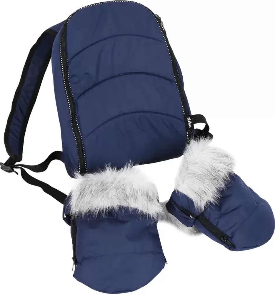 Санки-коляска Ника Детям 7-5SК (темно-синий) фото