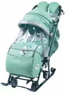 Cанки-коляска Ника Детям 7 Мятный НД7-4/2