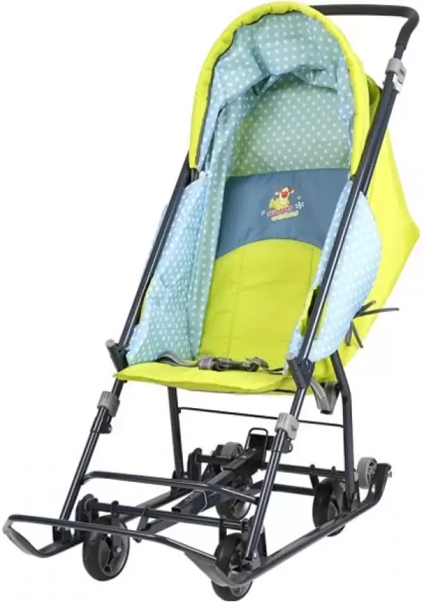 Cанки-коляска Ника Disney Baby 1 Тигруля лимонный DB1/3 фото