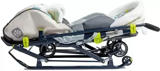 Cанки-коляска Ника Наши детки 5-1 с медвежонком бежевый НДТ5-1/5 фото