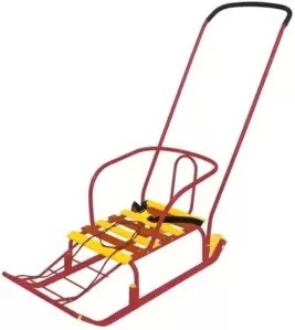 Санки детские Ника Тимка 5 Комфорт+ / Т5К+/К (красный) фото