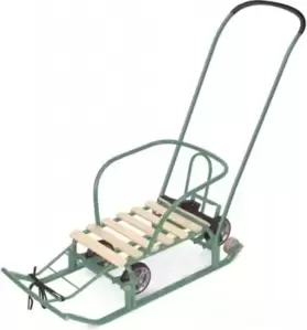 Санки детские Ника Тимка 5 Комфорт / Т5К (оливковый) фото