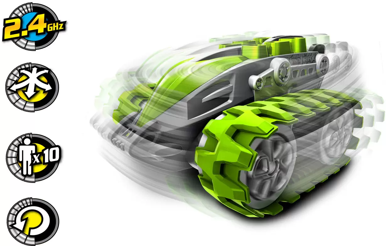 Автомодель Nikko Машина Nano Trax Electric Green 10181 фото