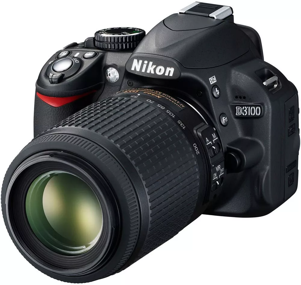 Фотоаппарат Nikon D3100 Kit 55-200mm VR фото 3