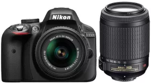 Фотоаппарат Nikon D3300 Double Kit 18-55 mm VR + 55-200 mm VR фото