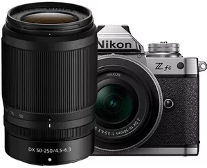 Фотоаппарат Nikon Z fc Kit 16-50mm + 50-250mm (черный/серебристый) фото