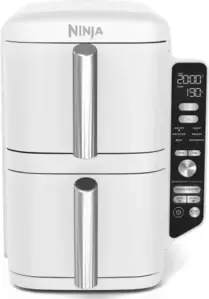 Аэрофритюрница Ninja Double Stack XL 2-Drawer Air Fryer 9.5L Wit SL400EUWH фото