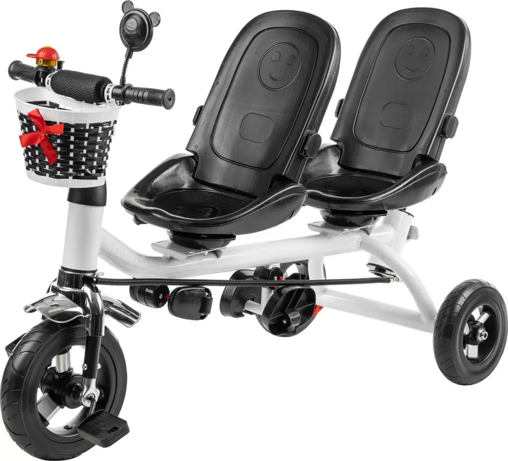 Детский велосипед Nino Двухместный (красный) фото