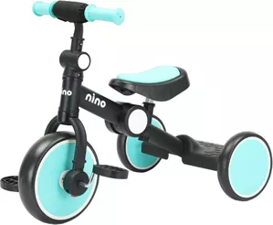 Детский велосипед Nino JL-104 (бирюзовый/черный) фото